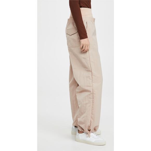 Dion Lee Double Waistband Nylon Track Pants Beige Tan 8 / 10 / Large - Picture 3 of 16
